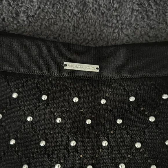 Michael Kors Black Embellished Pencil Skirt - Picture 5 of 5